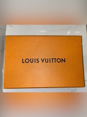 Louis Vuitton Orange Box - Signature Logo EMPTY BOX